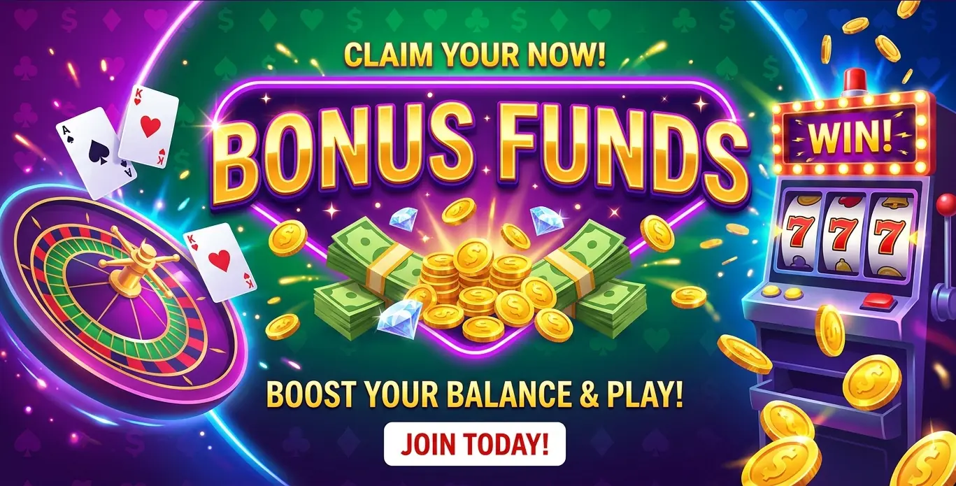 Happy Ace casino bonus funds