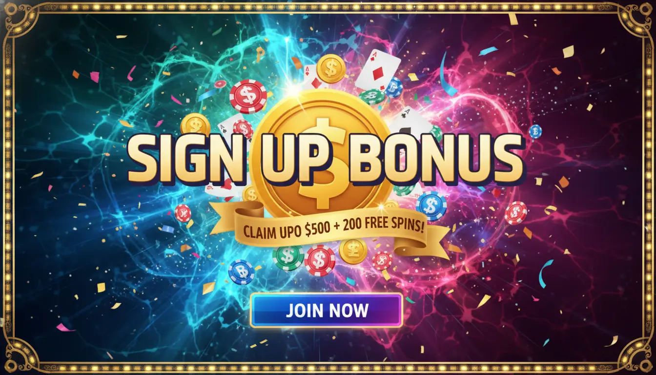 Happy Ace casino sign up bonus
